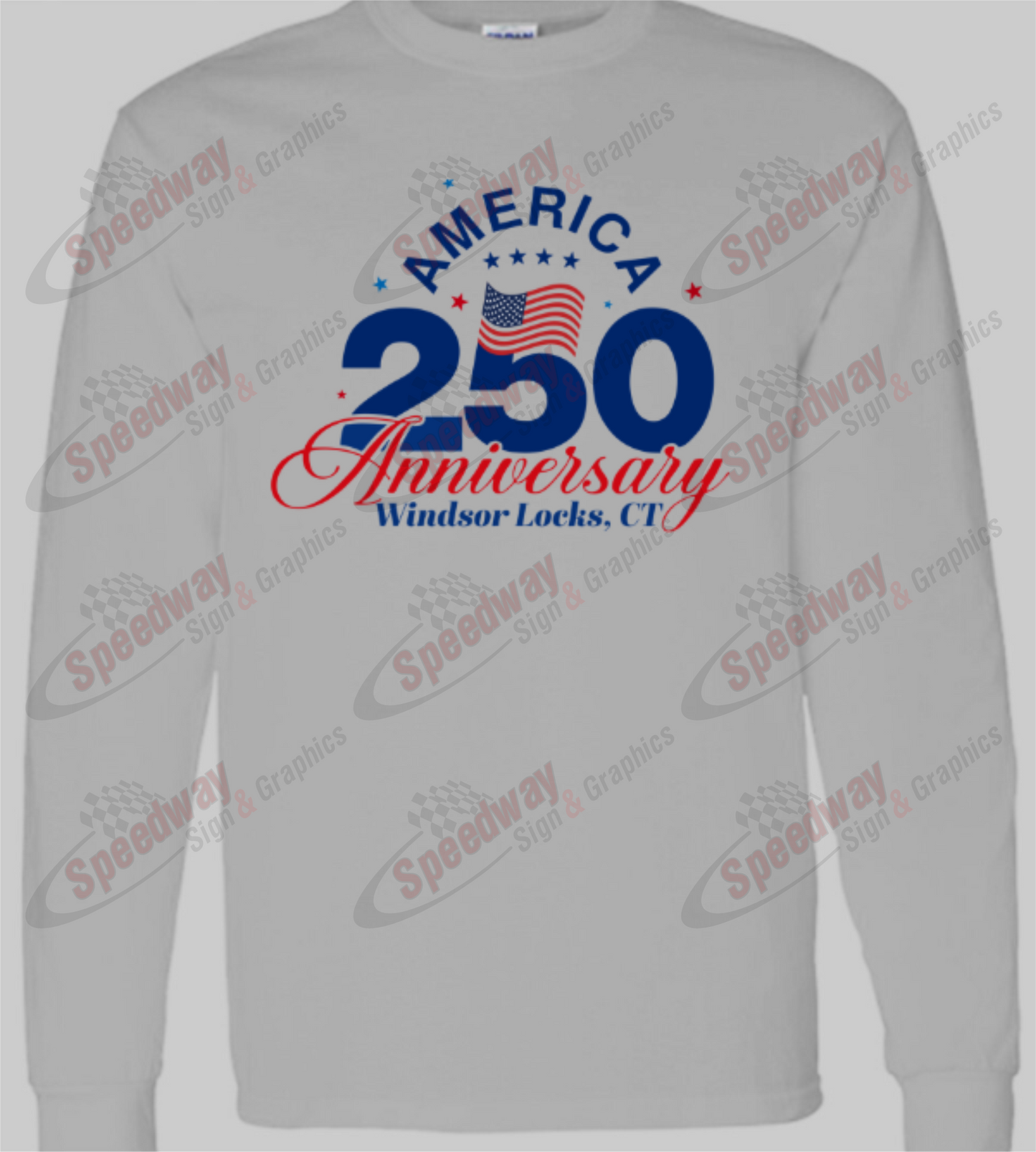 Windsor Locks 250th Anniversary Celebration Long Sleeve Shirt
