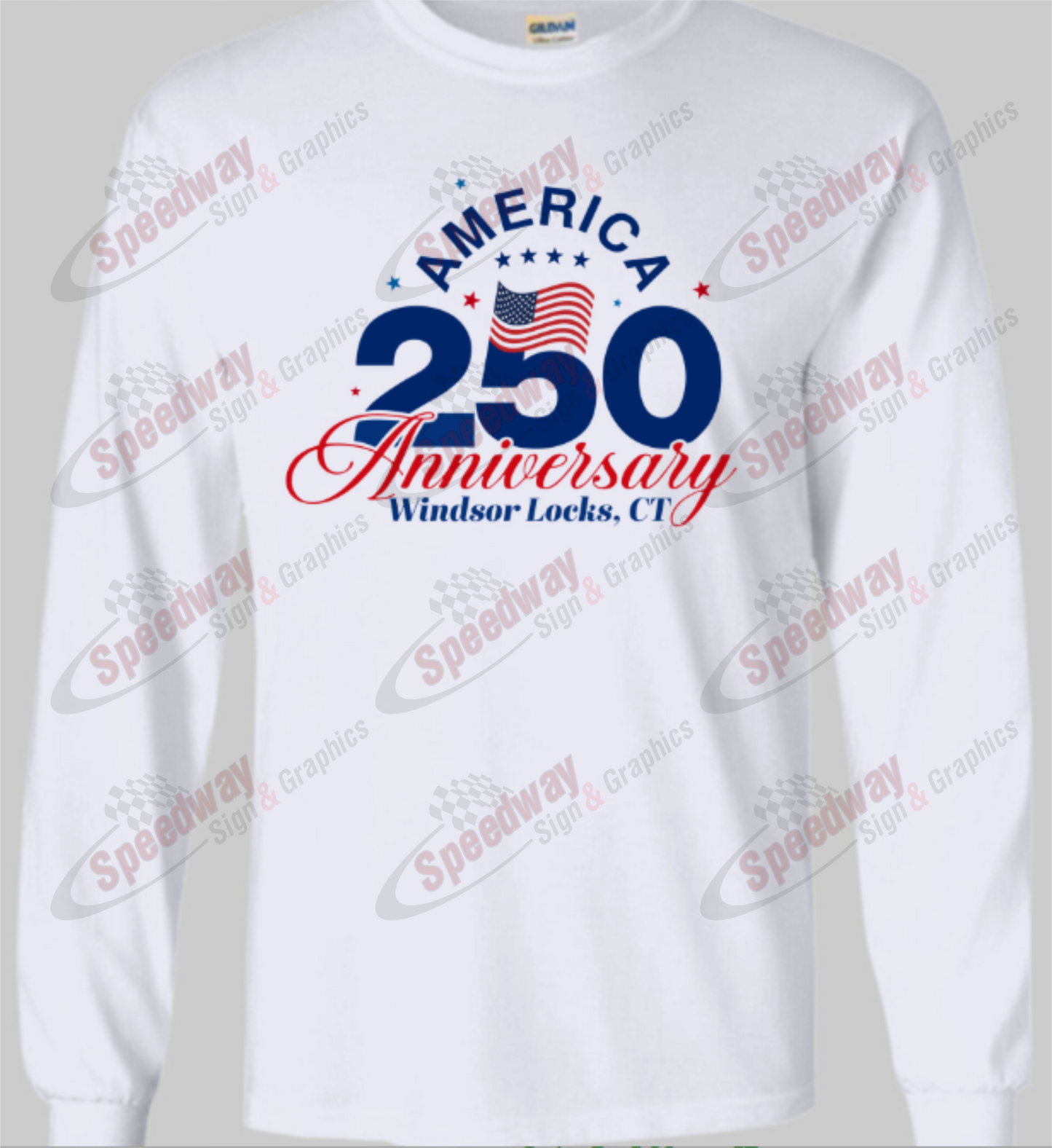Windsor Locks 250th Anniversary Celebration Long Sleeve Shirt