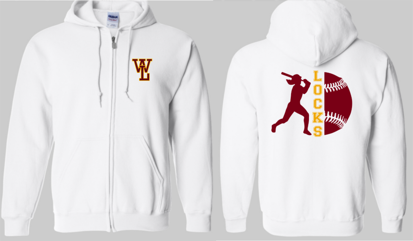 Locks Softball Zip-up
