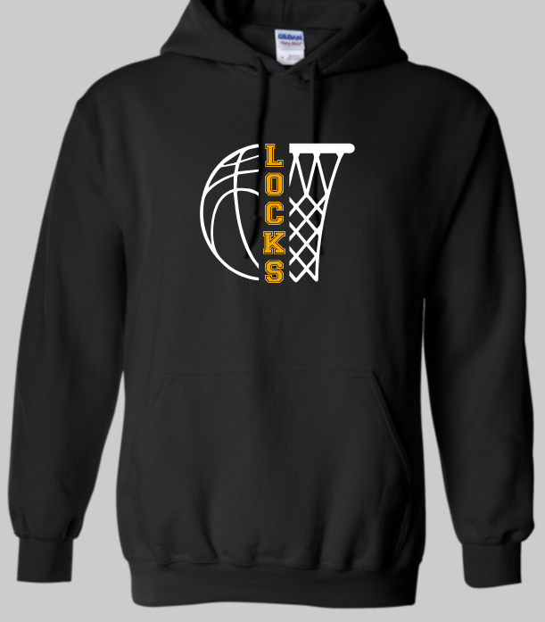 WLHS Locks Basketball Net Hoodie