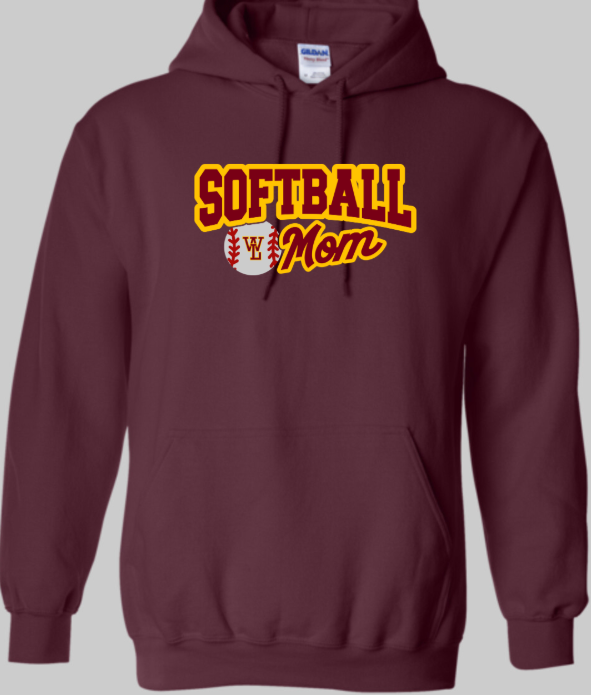 Raiders Softball Mom Hoodie