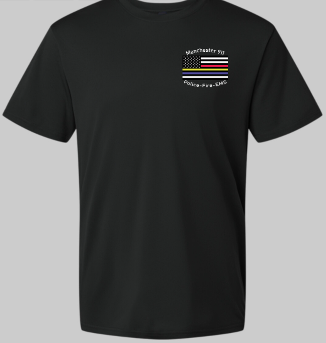 Manchester Mens Polyester Short Sleeve No Back
