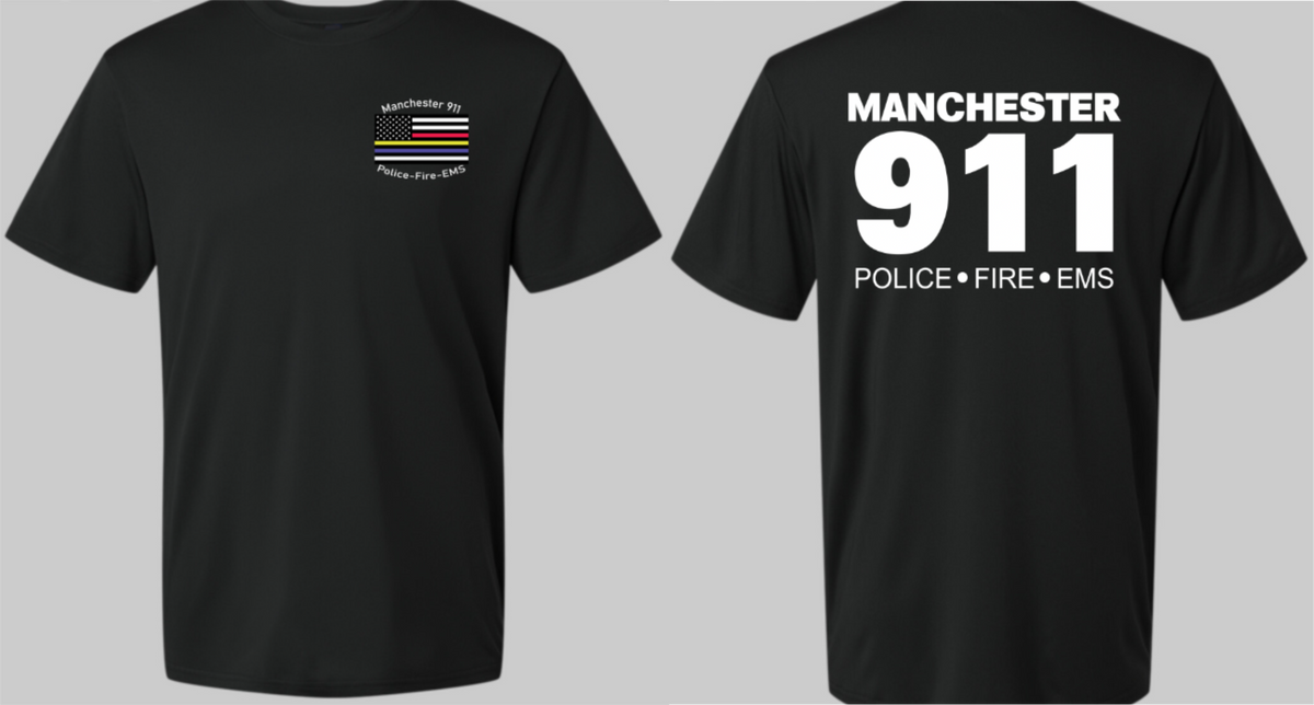 Manchester Mens Polyester Short Sleeve