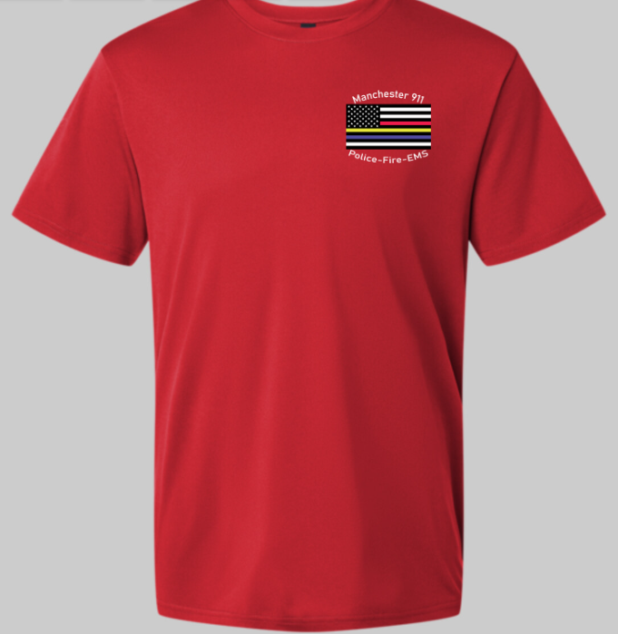 Manchester Mens Polyester Short Sleeve No Back