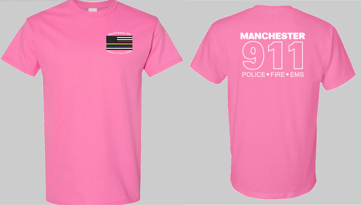 Manchester Breast Cancer Awareness T-Shirt Hollow